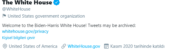 Beyaz Saray'da gelenek bozuldu: Biden-Harris yönetimi